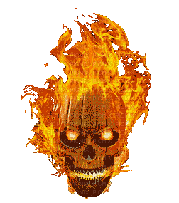 Burning Skull